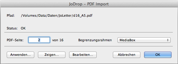 JoDrop software